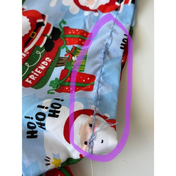 Cassandra O Women’s V-Neck Short Sleeve Holiday Themed Scrub Top Large - Picture 5 of 9